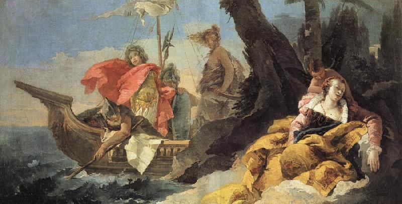 Giovanni Battista Tiepolo Rinaldo Abandons Armida oil painting image